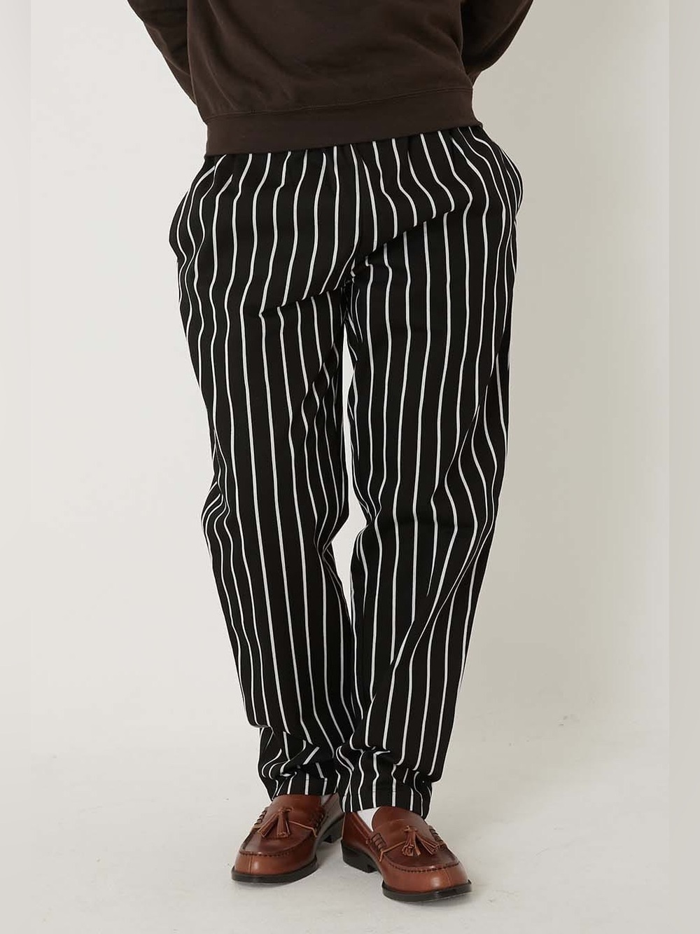 Cookman Chef Pants Stripe Black Size S Unisex - Picture 2 of 16